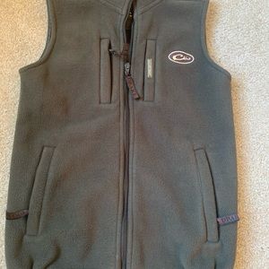 Drake boys size 10 olive green vest